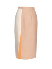 Roksanda - Kadence Contrast-Panel Pencil Skirt