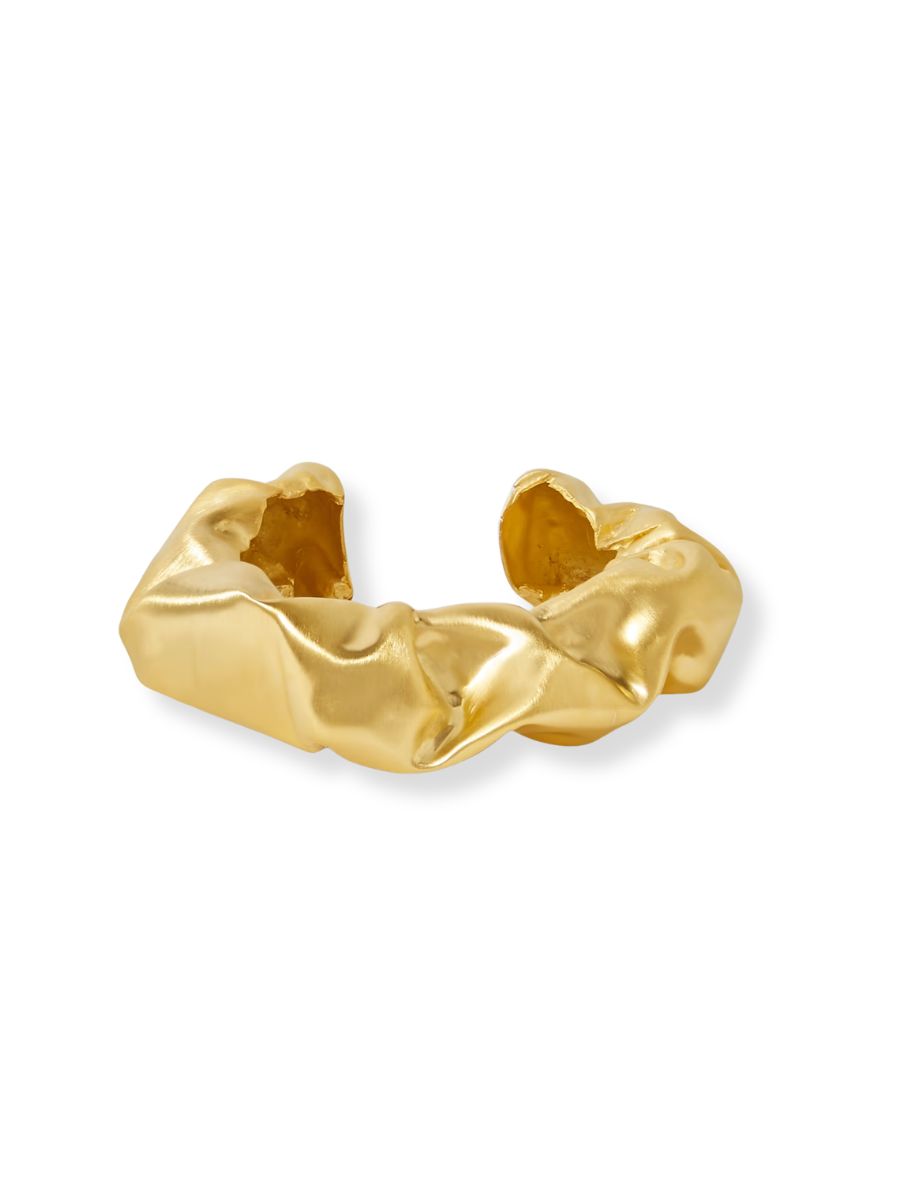 COMPLETEDWORKS Scrunch Gold Vermeil Cuff