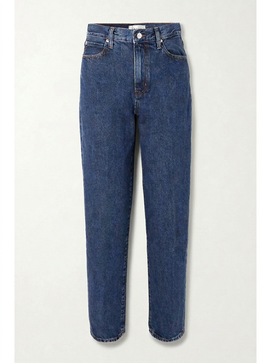 FRAME The Neat High-Rise Straight-Leg Jeans