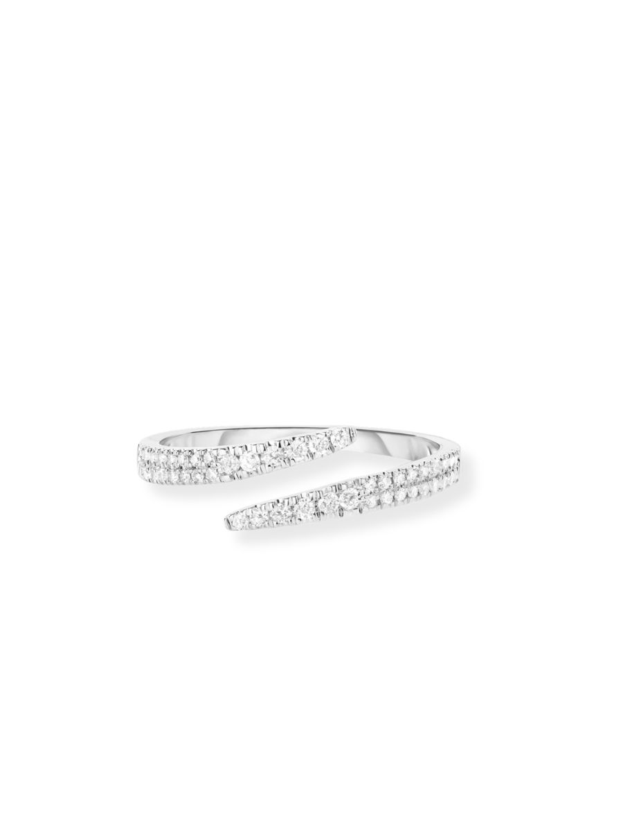 RING CONCIERGE Open Diamond Wrap Ring