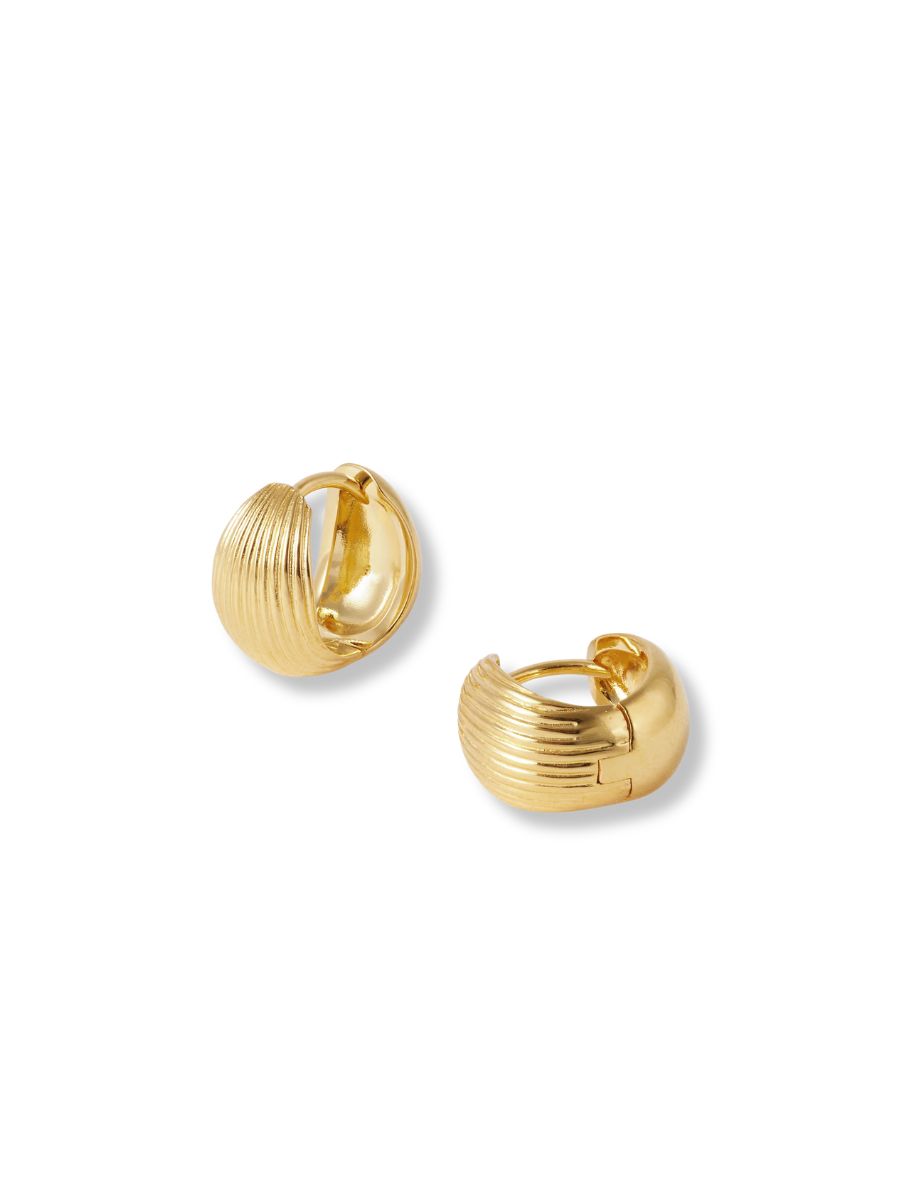 SOPHIE BUHAI Reversible Gold Vermeil Hoop Earrings