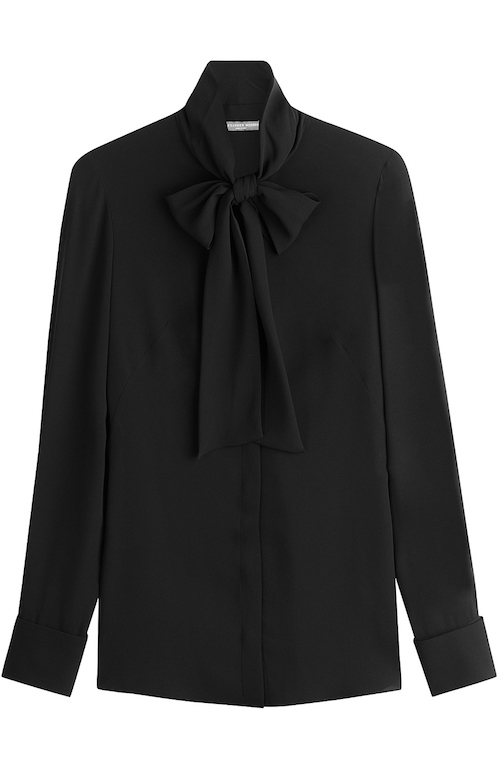 Alexander McQueen - Black Silk Blouse | ABOUT ICONS