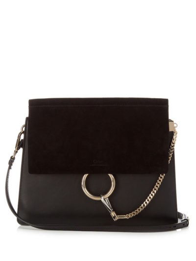 Chloe - Faye Medium Leather and Suede Shoulder Bag