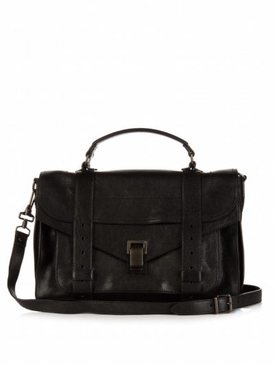 Proenza Schouler - PS1 Medium Leather Shoulder Bag, Black