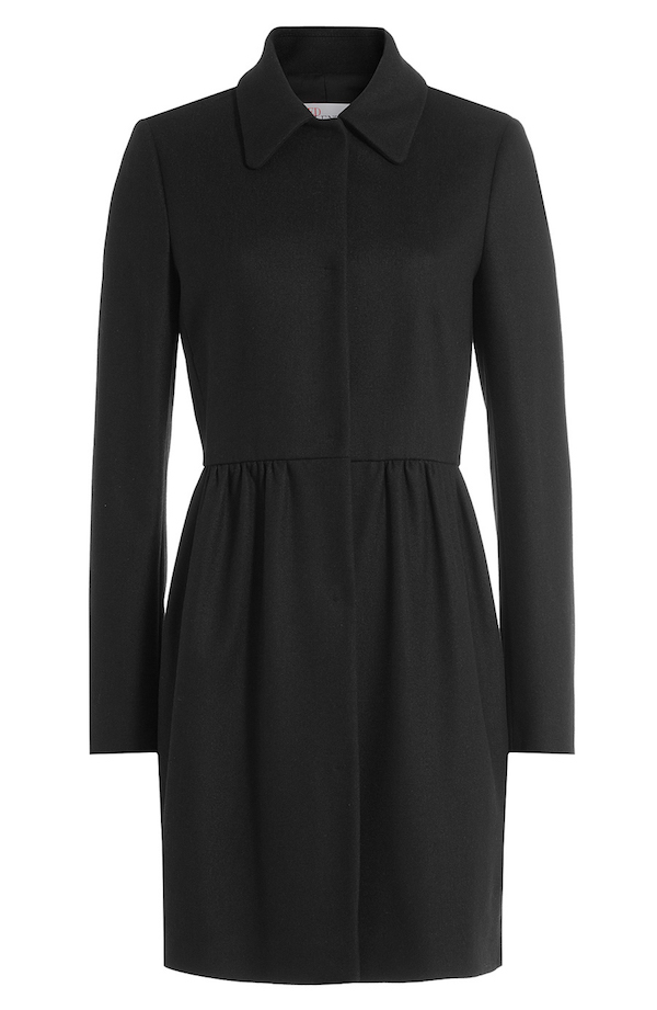 RED Valentino – Black Wool-Blend Coat | ABOUT ICONS