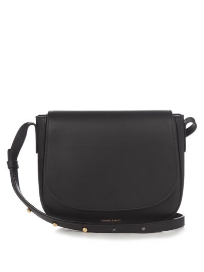 Mansur Gavriel - Cross-Body Leather Satchel Bag - Black