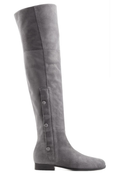 Pierre Hardy - Suede Over the Knee Boots - Gray