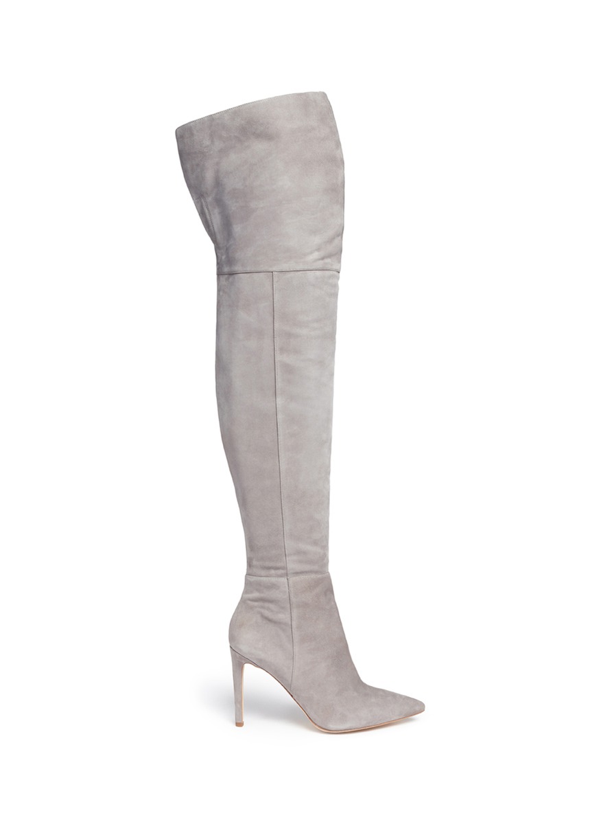 sam edelman thigh high suede boots