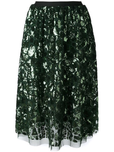 Bellerose - Sequin Embellished Skirt - Green