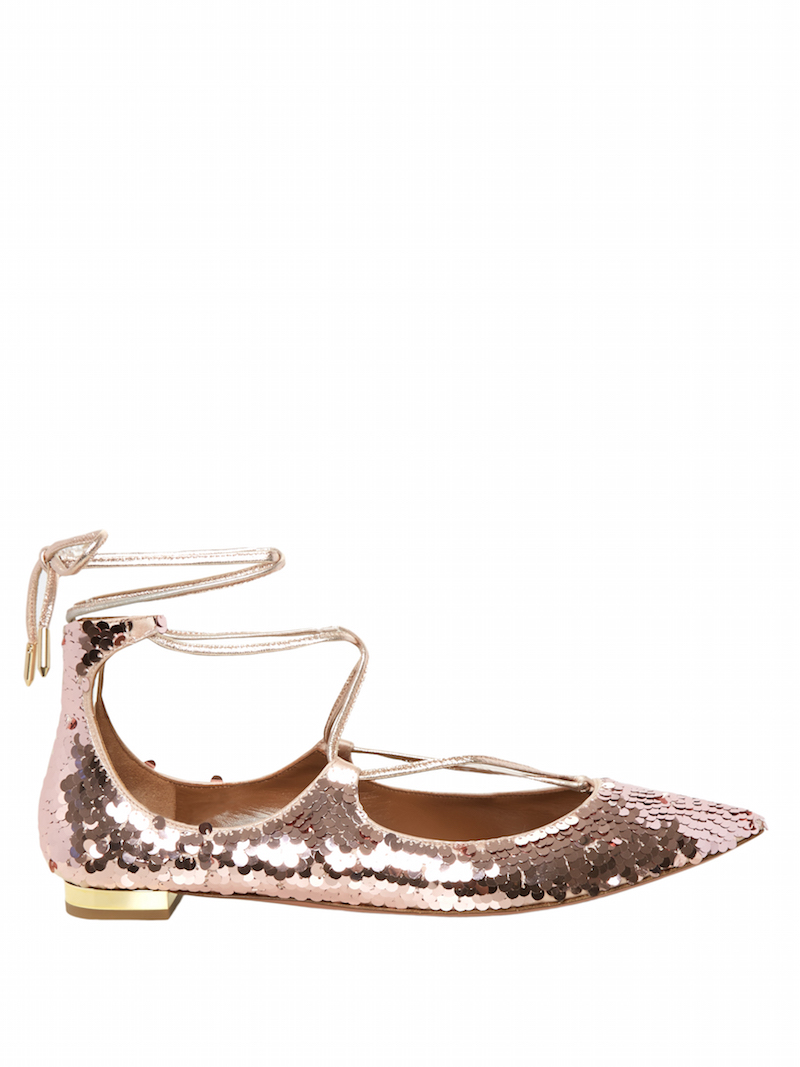 aquazzura christy flats