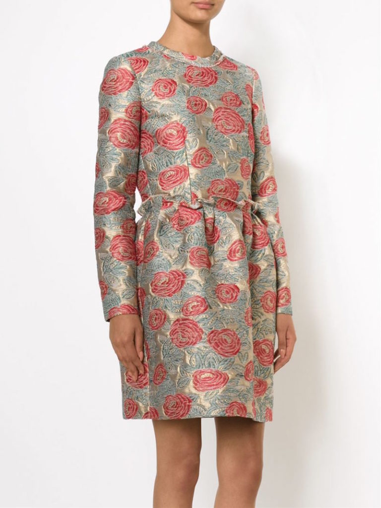 Lanvin - Rose Jacquard Dress | ABOUT ICONS