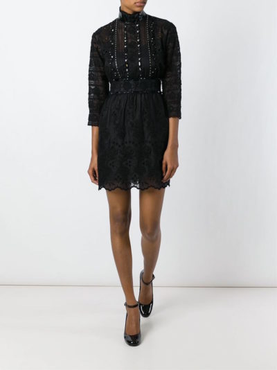 Marc Jacobs - Black Cotton Lace Dress