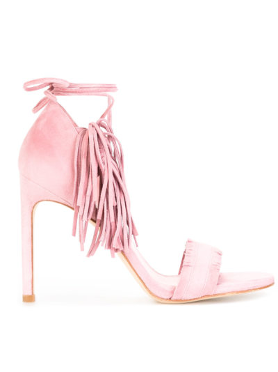Stuart Weitzman - Pompom Candy Sandals - Pink