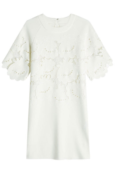 Victoria, Victoria Beckham - Dress with Embroidered Cut-Out Detail