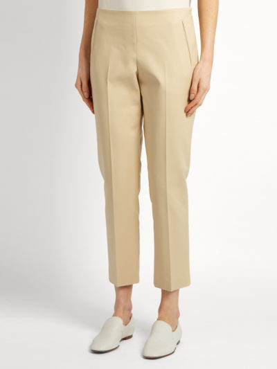 The Row - Nowa Stretch-Cotton Cropped Pants