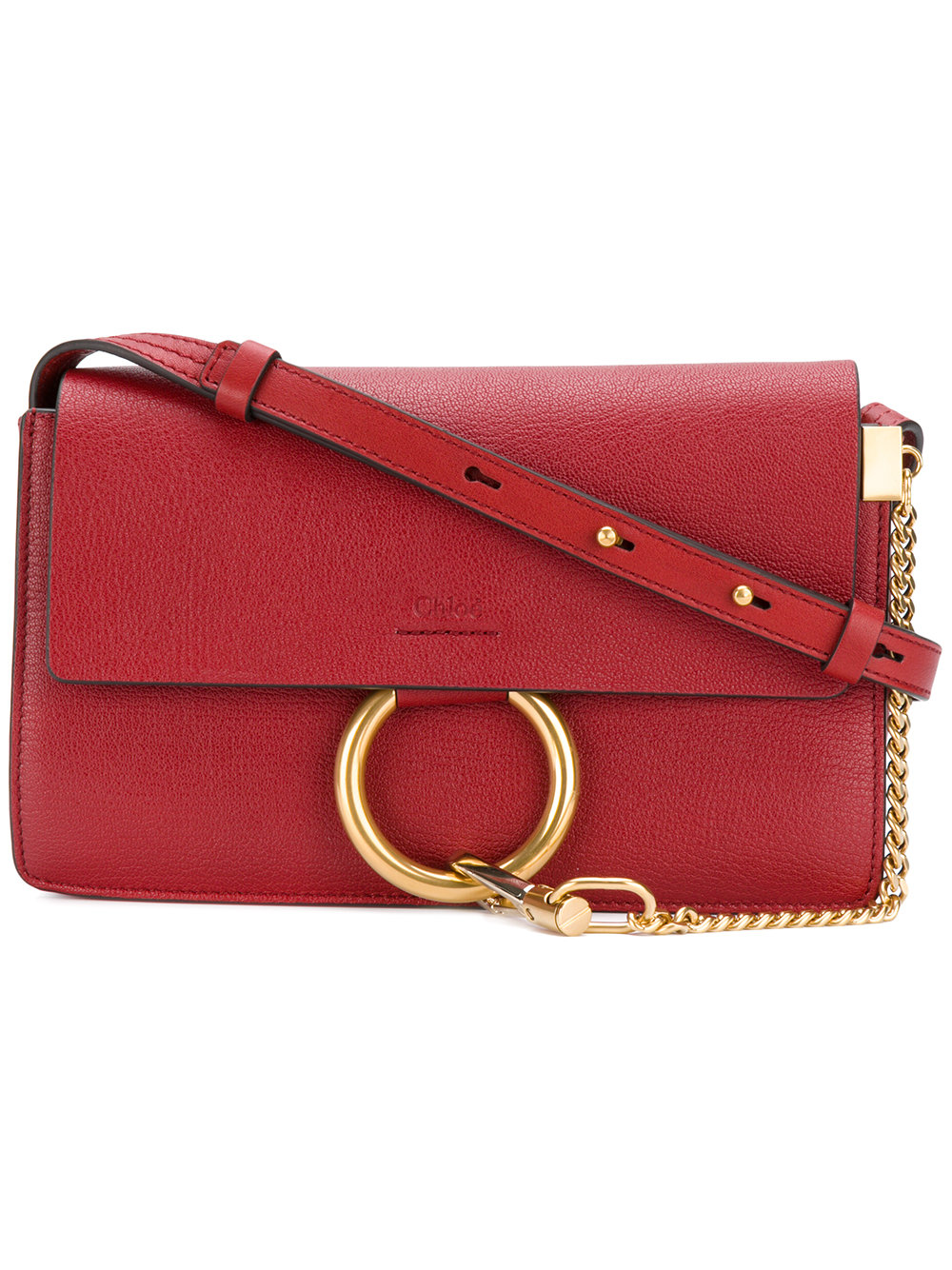 CHLOÉ - Faye Crossbody Bag - Red | ABOUT ICONS