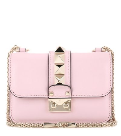 Valentino - Lock Mini Leather Shoulder Bag
