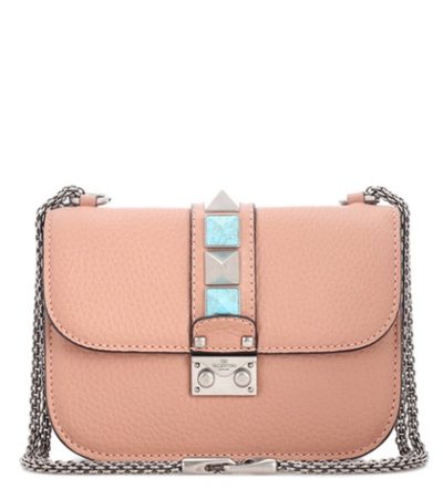 Valentino - Lock Small Leather Shoulder Bag