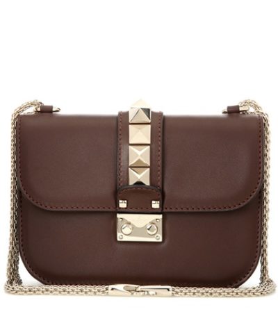 Valentino - Lock Small Leather Shoulder Bag