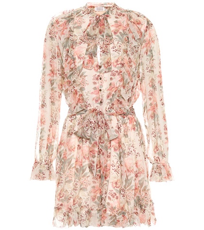 Zimmermann - Printed Silk Playsuit | ABOUT ICONS