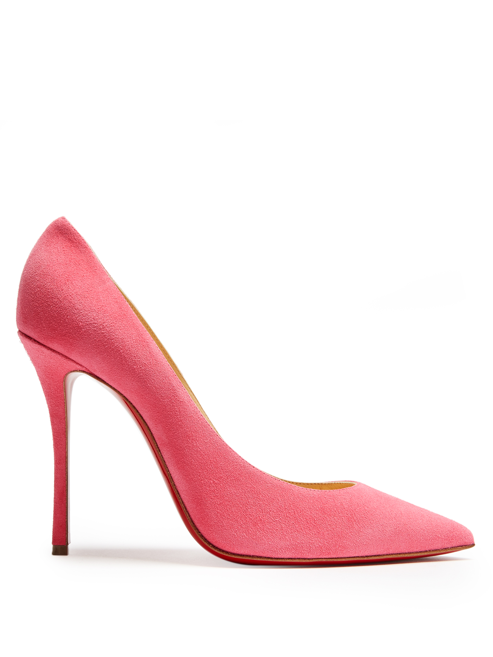 Christian Louboutin - Decoltish 100Mm Suede Pumps | ABOUT ICONS