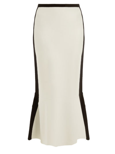 Diane Von Furstenberg - Bi-Colour Wool-Blend Skirt