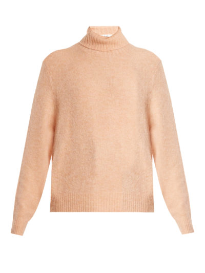 Frame - Roll-Neck Brushed-Knit Sweater