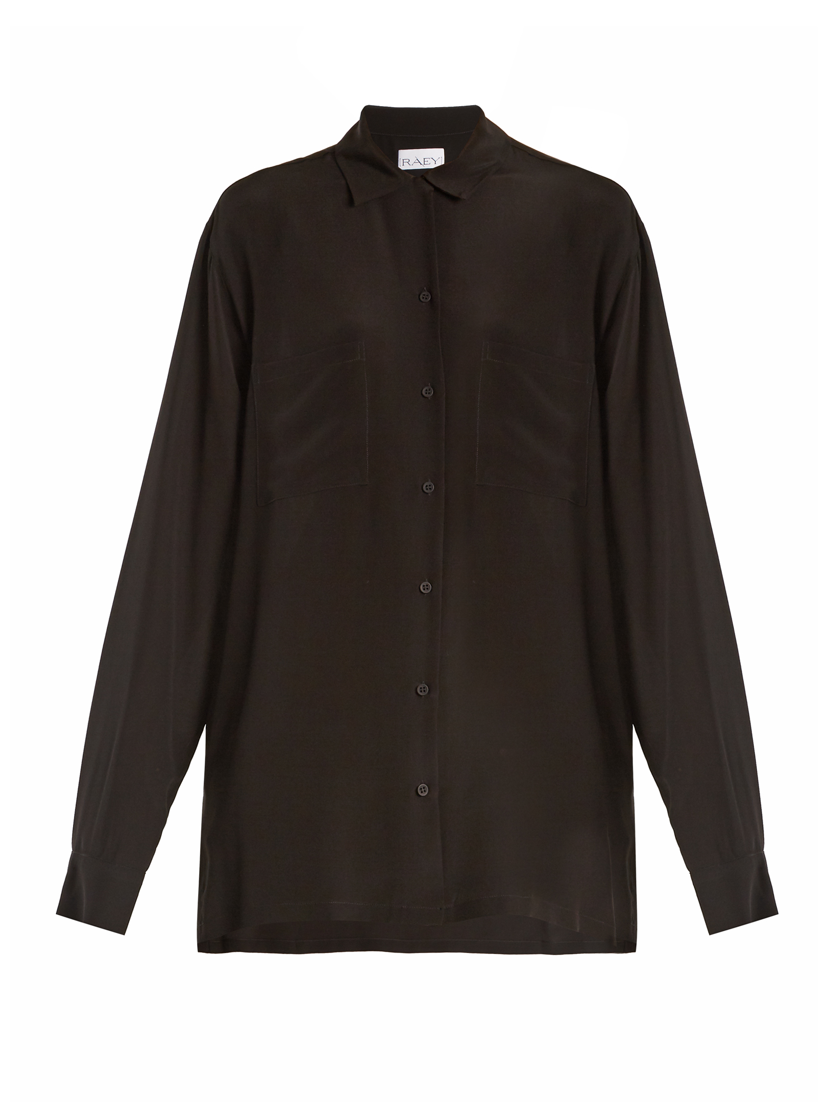 Raey - Two-Pocket Silk Shirt | ABOUT ICONS