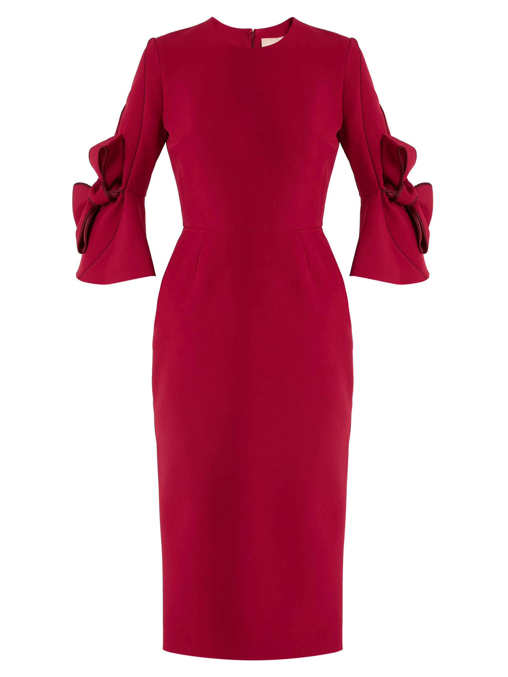Roksanda - Lavete Bow-Sleeved Crepe Dress | ABOUT ICONS