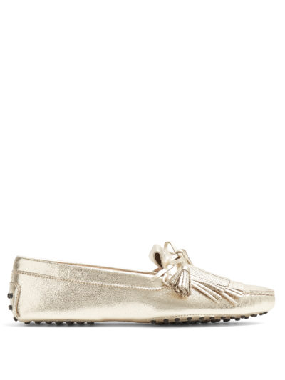 Tod'S - Gommino Fringed And Tassel Leather Loafers