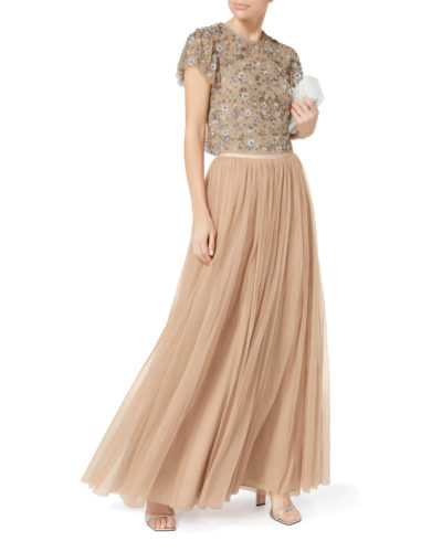 Needle & Thread - Tulle Maxi Skirt - Pink