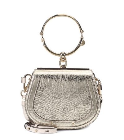 Chloé - Small Nile Leather Bracelet Bag - Gold