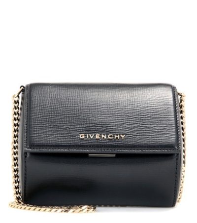 Givenchy - Pandora Box Micro Leather Shoulder Bag - Black