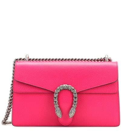 Gucci - Dionysus Small Leather Shoulder Bag - Pink