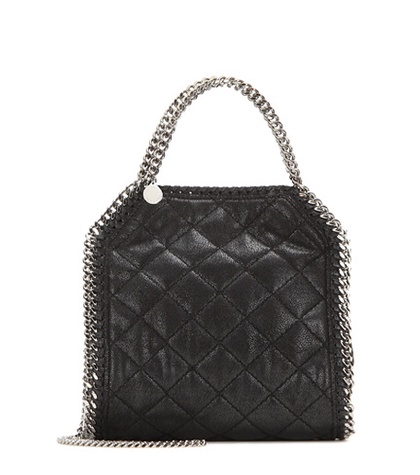 Stella Mccartney - Falabella Mini Quilted Tote - Black 