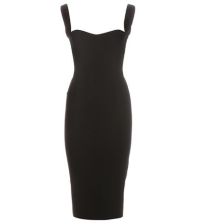 Victoria Beckham - Curve Cami Fitted Dress - Black