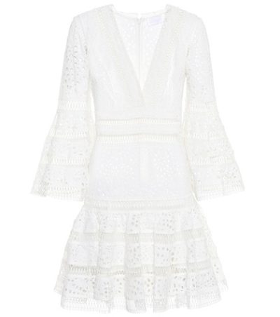 Zimmermann - Lovelorn Flutter Cotton Dress - White