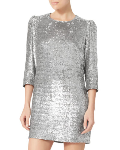 Fleur Du Mal - Sequin Mini Dress - Silver - buy online