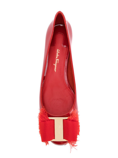 Salvatore Ferragamo - Marlia Ballerina Shoes - Red