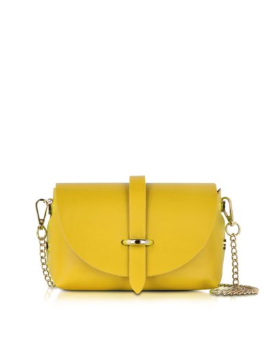 Le Parmentier - Caviar Small Yellow Leather Shoulder Bag