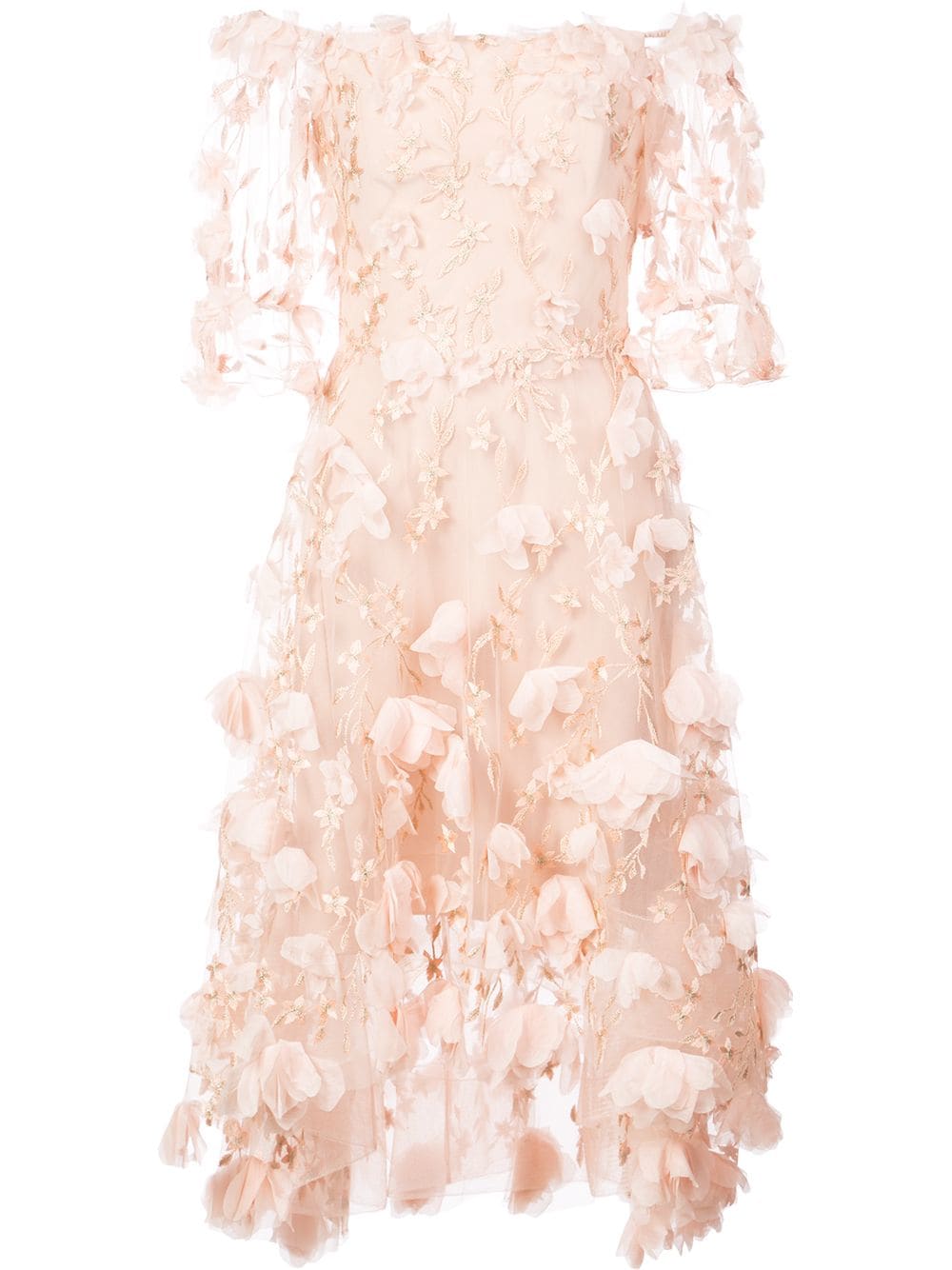 marchesa notte pink dress