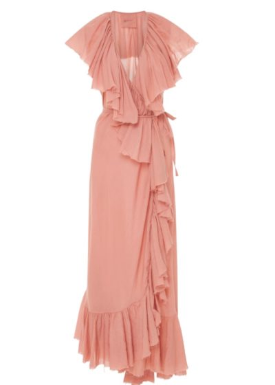 Loup Charmant - Callela Ruffled Cotton Dress - Pink