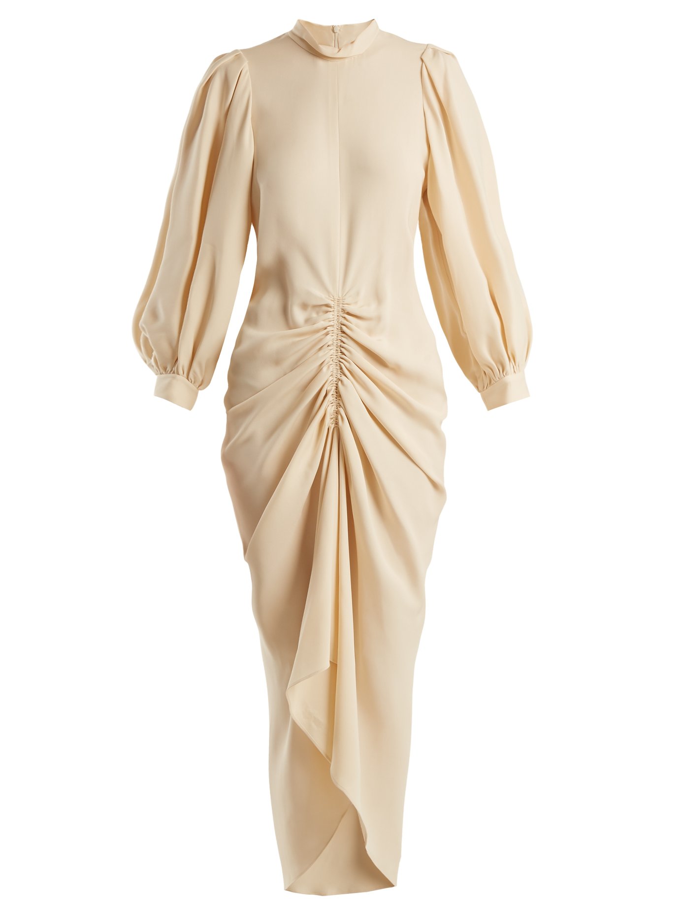 silk crepe gown