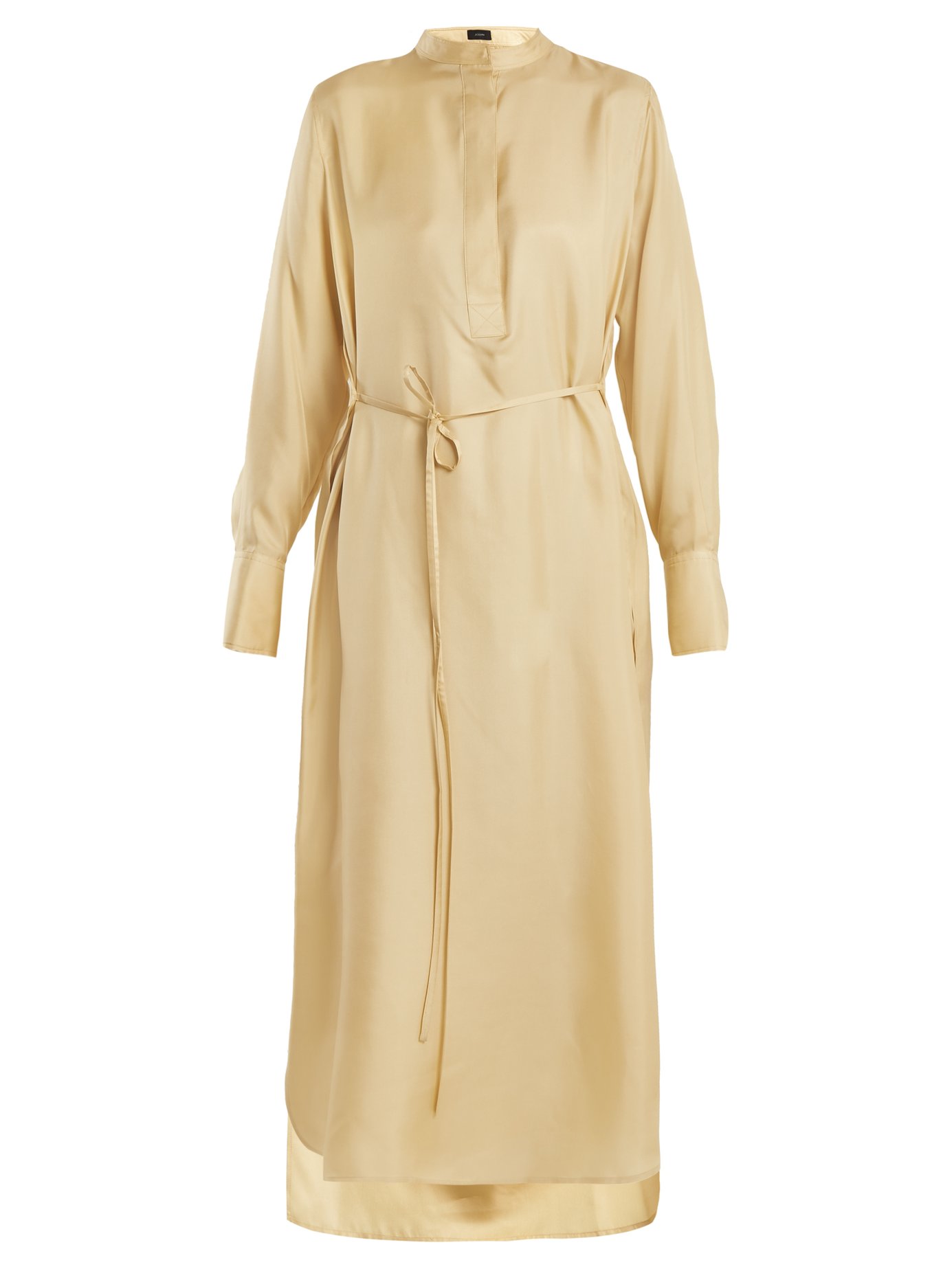 Joseph - Marla Stand-Collar Silk-Twill Dress | ABOUT ICONS