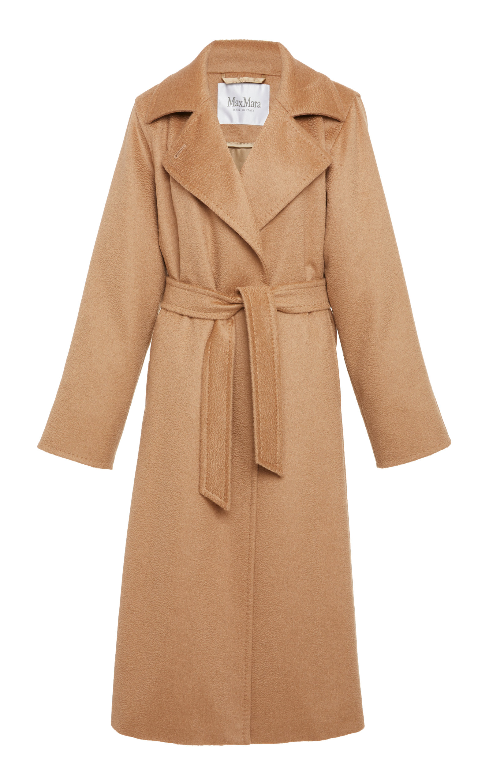 Max Mara - Manuela Belted Camel Hair Coat | ABOUT ICONS
