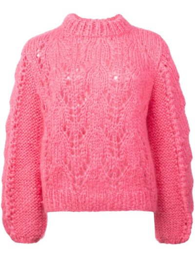 Ganni - Knitted Sweater - Pink