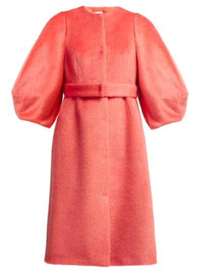 Delpozo - Single-Breasted Wool Coat - Pink