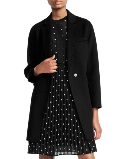 Maje - Double Face Coat - Black