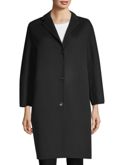 Max Mara - Avila Virgin Wool Coat - Black