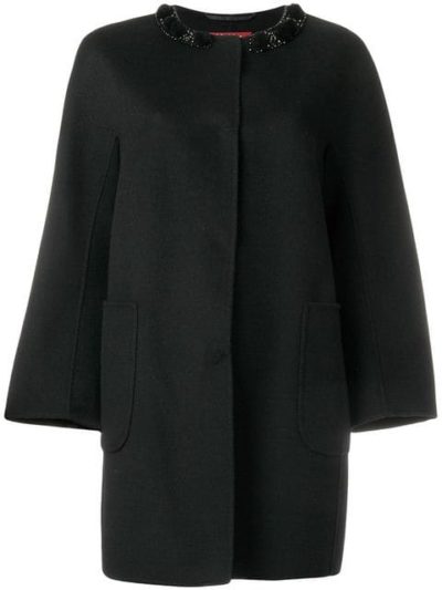 Max Mara Studio - Single Breasted Coat - Black